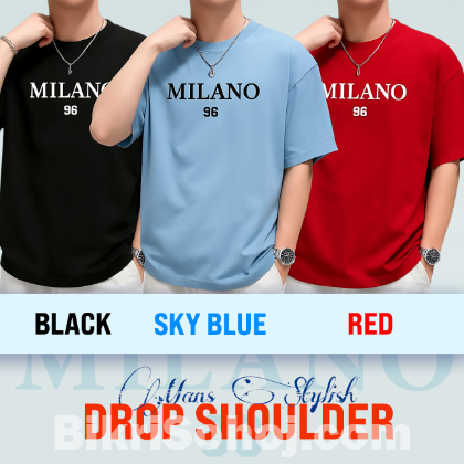 3 Pcs Combo Men's Stylish Drop Shoulder- Milano
